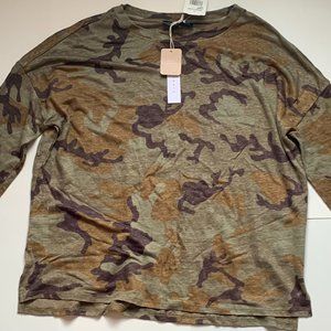 Camo Long Sleeve Top